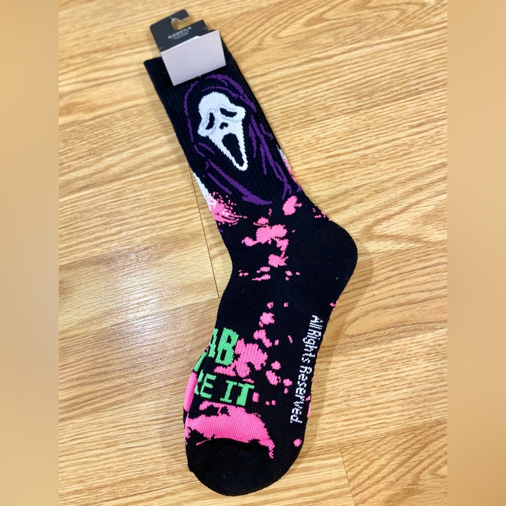 Stab your It! 👻 🔪 Gorpore GHOST FACE socks unisex - Picture 4 of 7